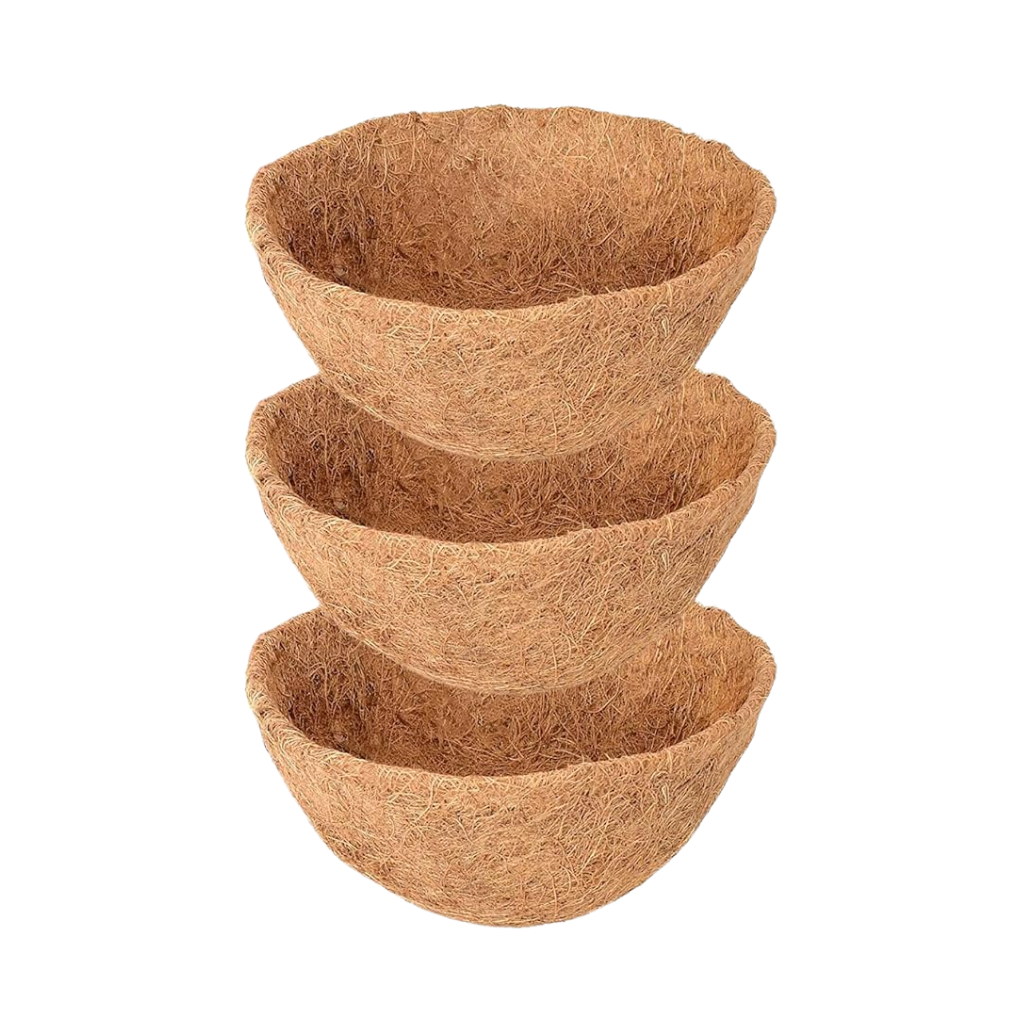 Coir Planter Pot Set 3x